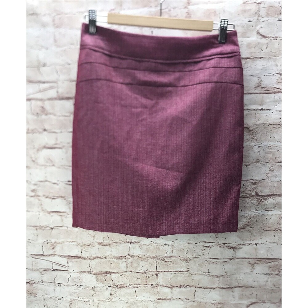 The Limited Womens Mini Skirt Size 2 Side Zipper Back Split Red
